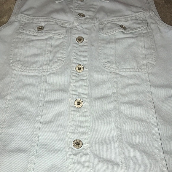 Designer Joseph Paris France SM denim vest top - Picture 5 of 8